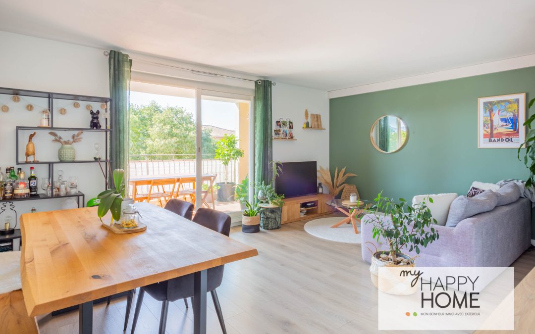 Beau T3 de 70 m2 avec terrasse et place de parking privative – 260 000 €
