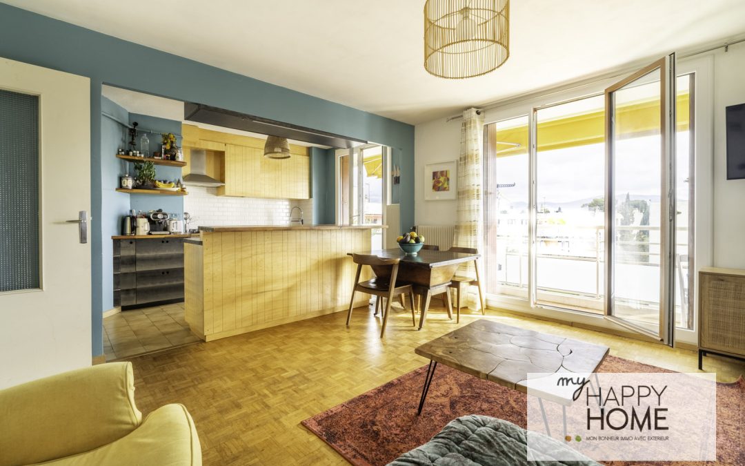 Appartement T3 avec double balcon, Saint-Julien, Marseille 12ème – 249 000 €