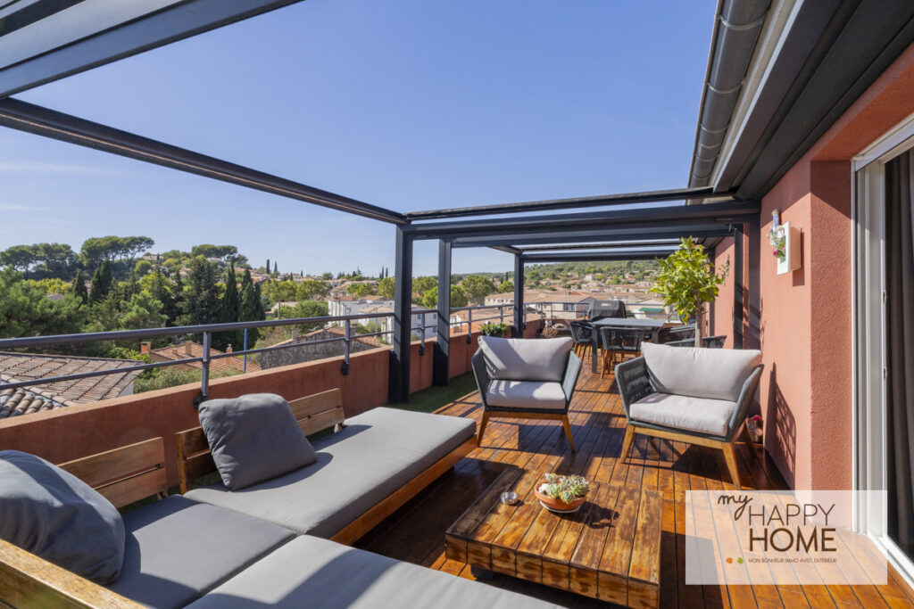 Penthouse contemporain avec terrasse plein ciel à Allauch – 590 000 €