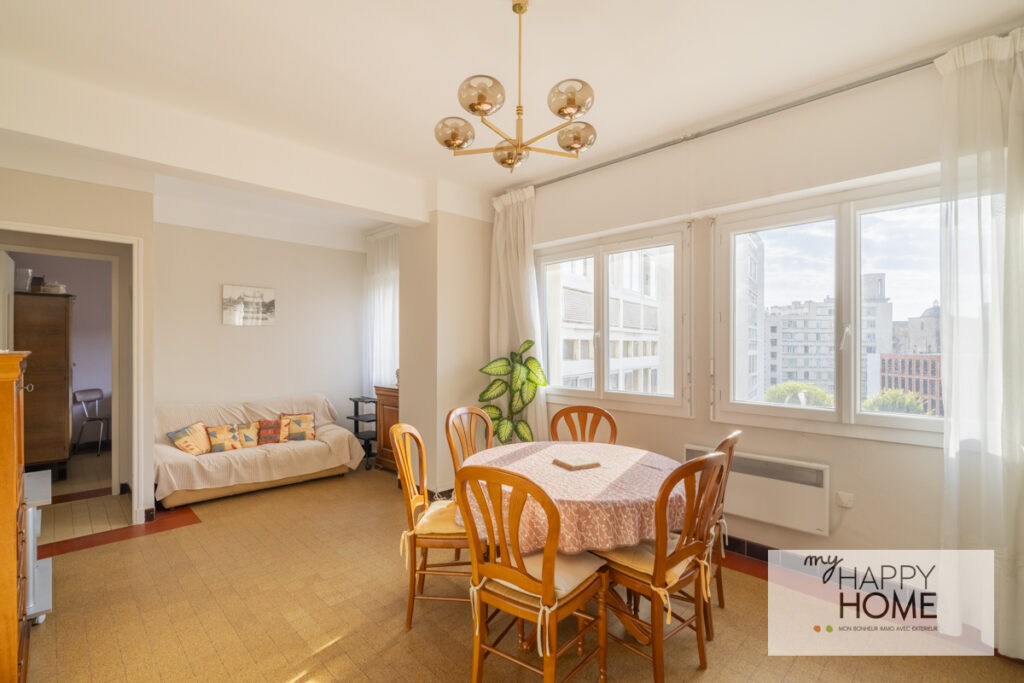 T3 de 59 m2 avec cave au Vieux Port  13002 – 200 000 €